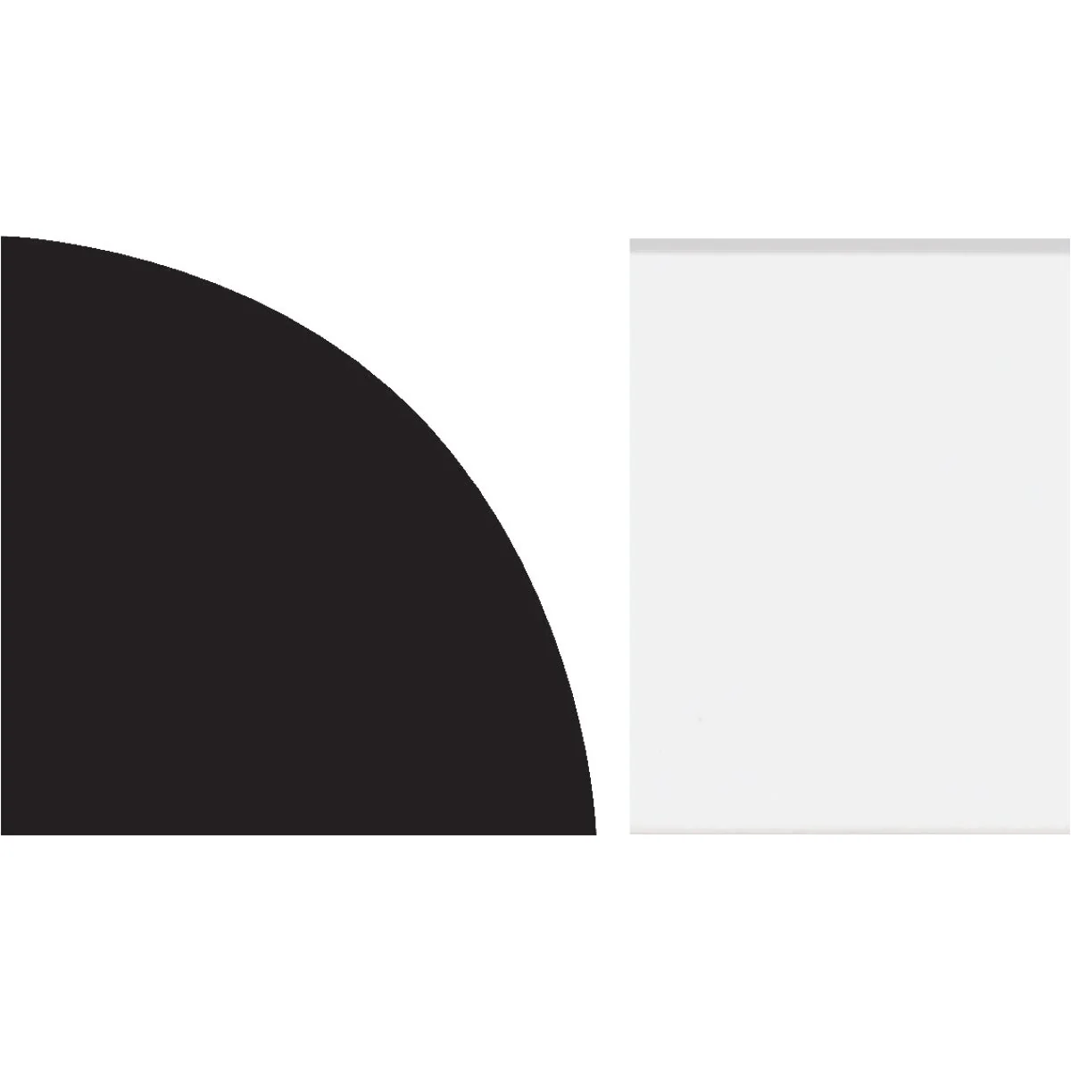 Quality Royal 1 2 In. W. x 1 2 In. H. x 96 In. L. White PVC Quarter Round Molding Flexible