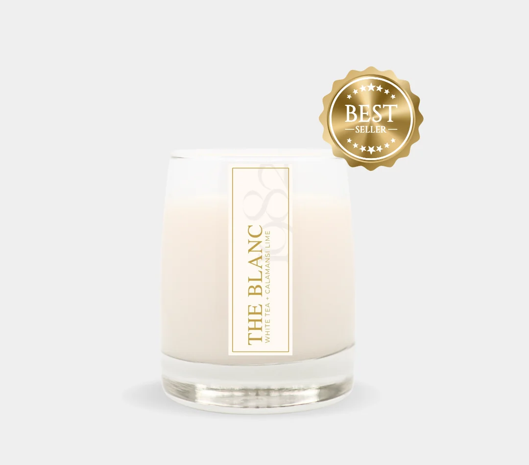 Effective The Blanc 8.5 oz Single Wick – Notes White Tea Ginger Lilies Calamansi Limes High-Grade