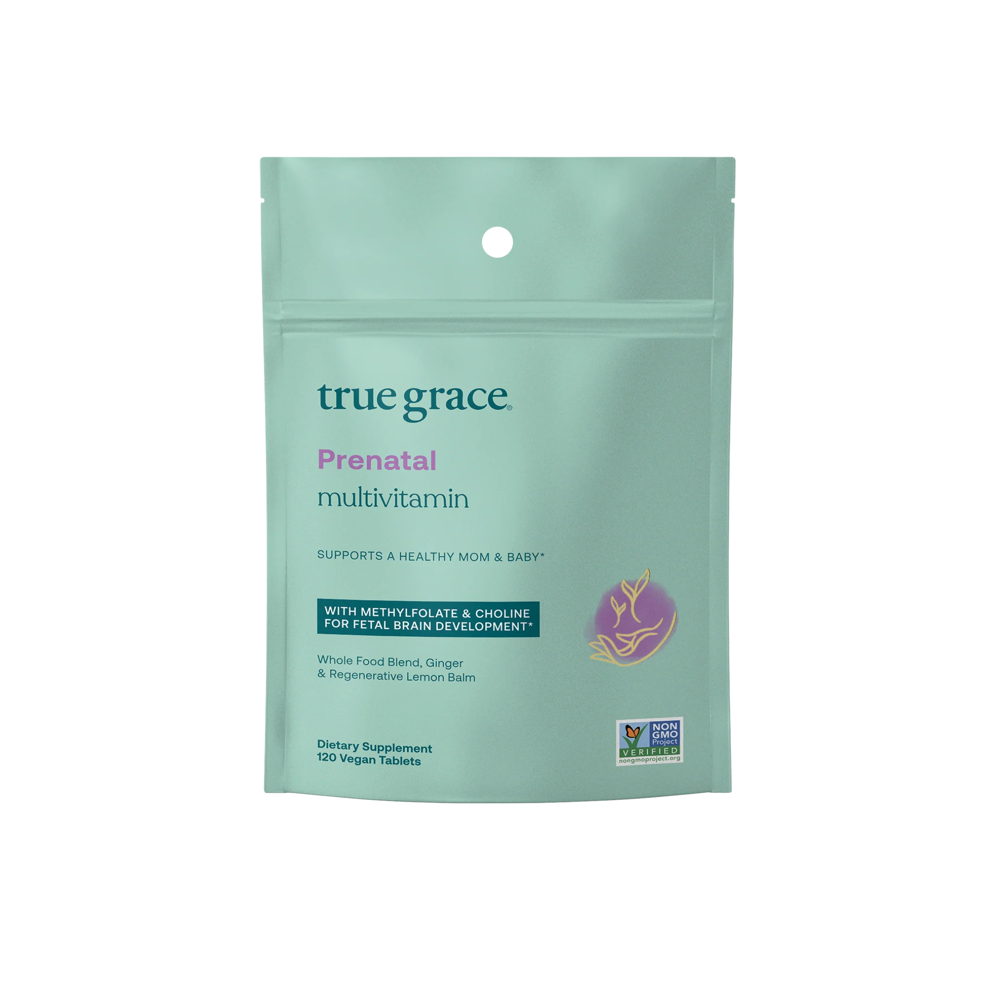 Verified True Grace Prenatal Multivitamin Tablets – Refill Pouch High-End