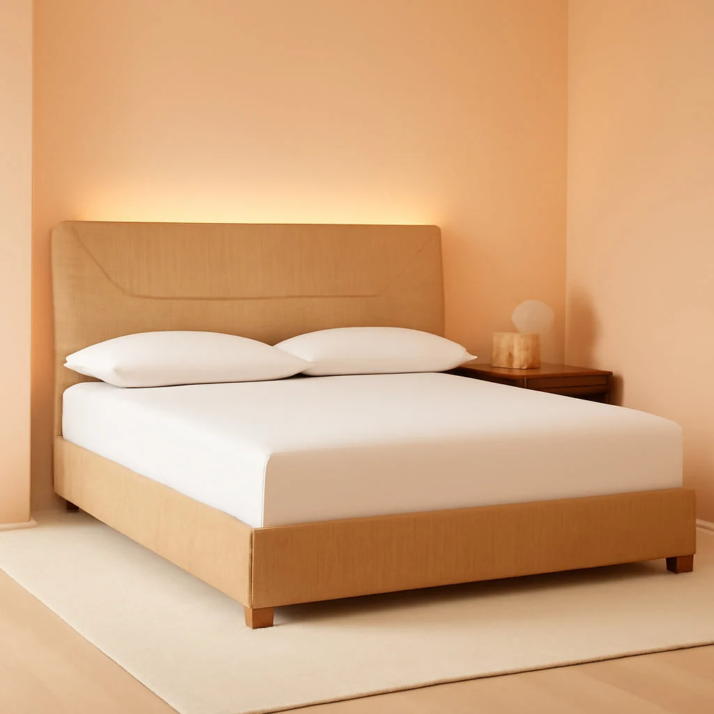 Clean Glenburg Queen Bed Featuring Natural Banana Stem Frame Breathable