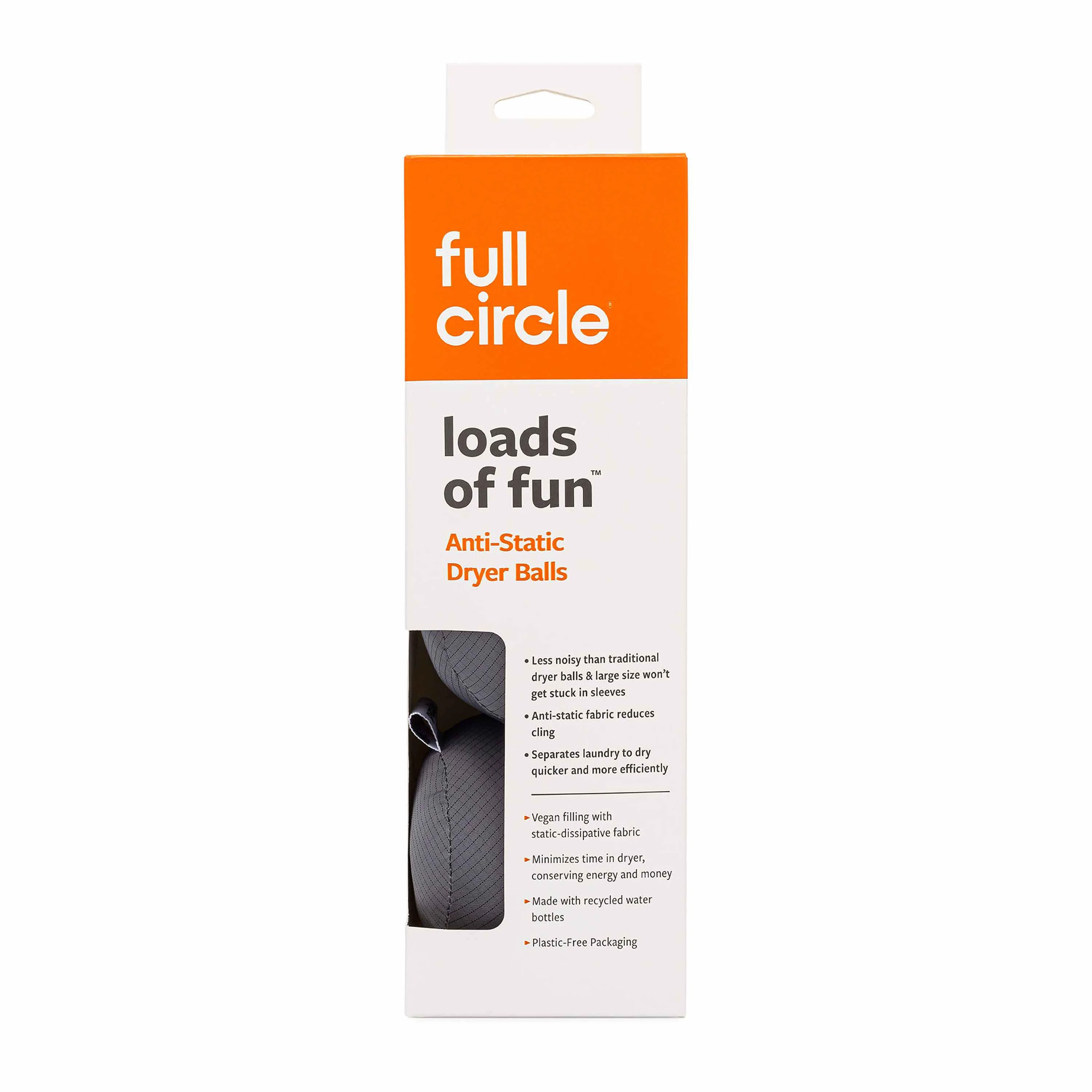 Modern Full Circle Anti-Static Dryer Balls Grey Next-Generation