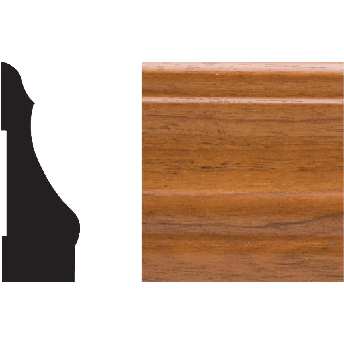 Excellent Royal 9 16 In. W. x 2-1 4 In. H. x 7 Ft. L. Gunstock PVC Interior Colonial Casing Powerful