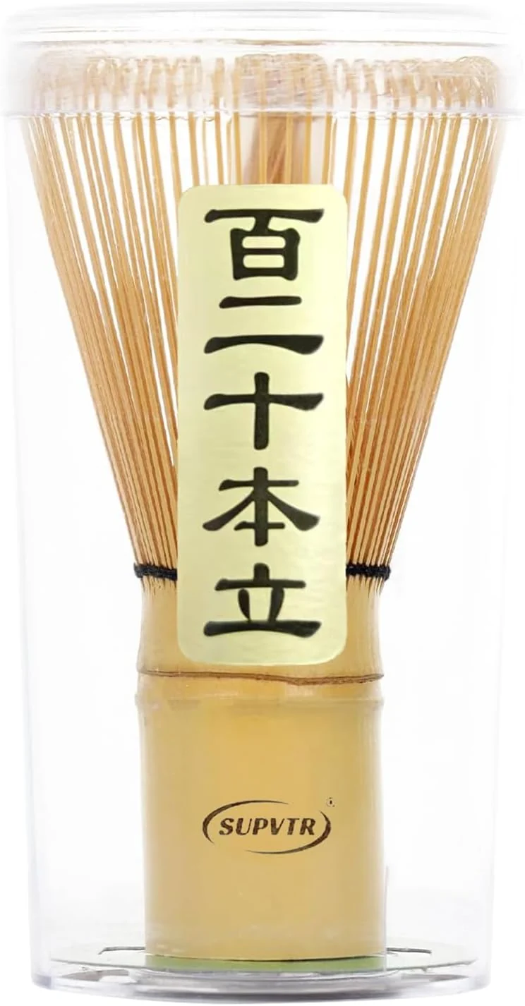 Dependable Matcha Whisk 120-Prong Bamboo Matcha Whisk Set for Matcha Powder – Traditional Japanese Chasen Verified