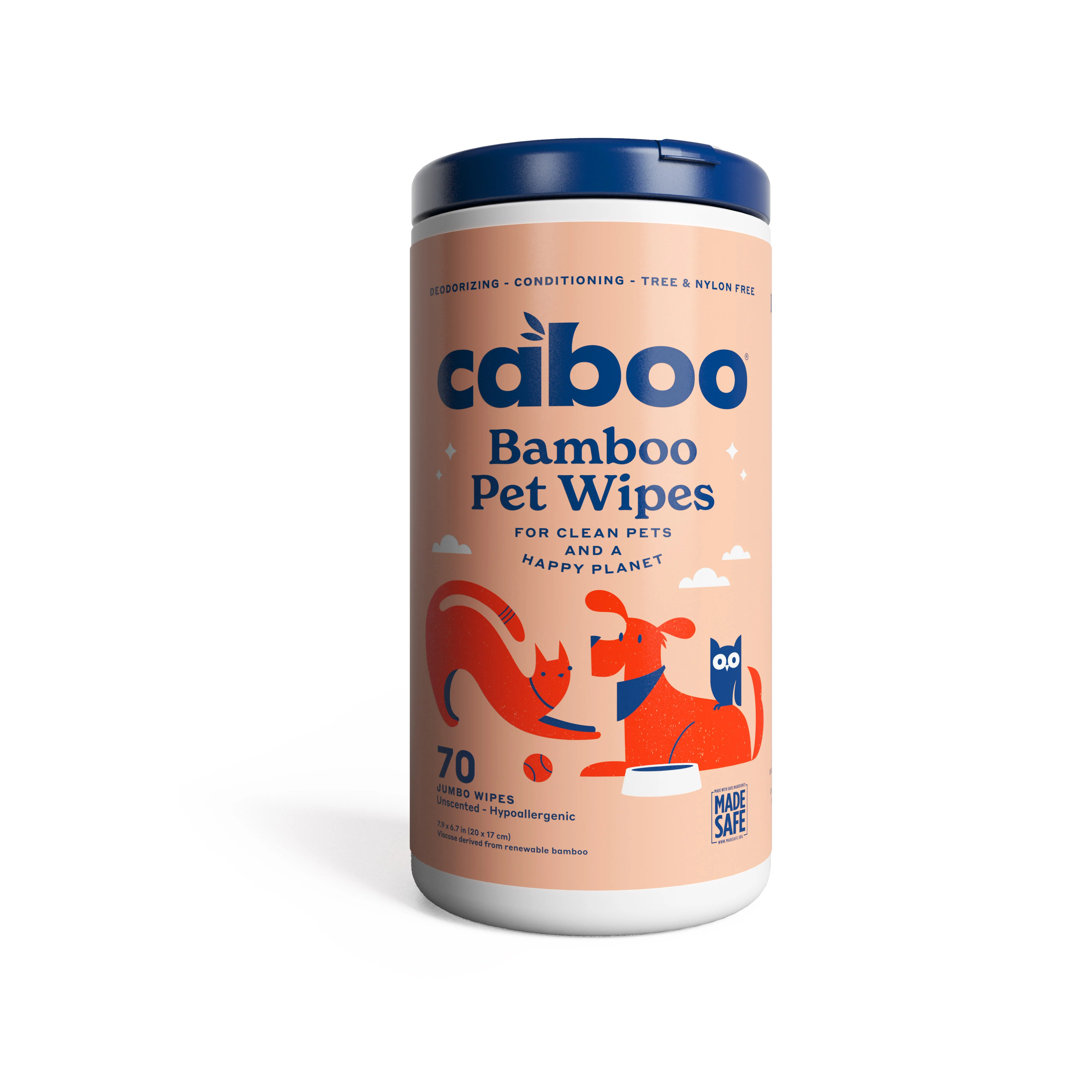 Relaxed Caboo Pet Wipes High-Grade