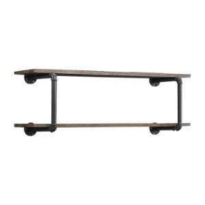 First-Class Brantley – Wall Rack – Antique Oak Sandy Gray Exclusive