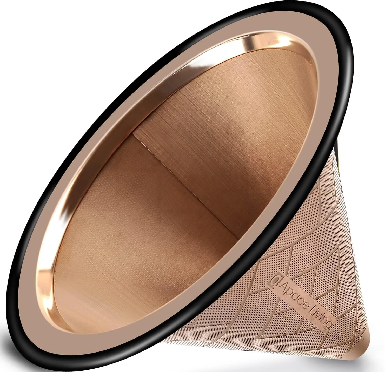 Contemporary Compatible with Hario V60 Chemex Pour Over Coffee Filter – Wide Metal Base Reusable Stainless Steel Coffee Dripper Smart