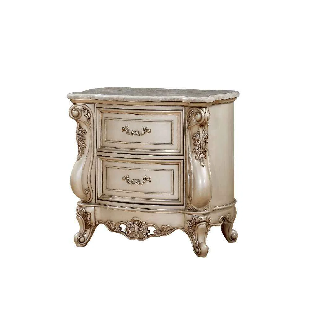 Versatile Gorsedd – Nightstand With Marble Top – Marble Top Golden Ivory Sustainable