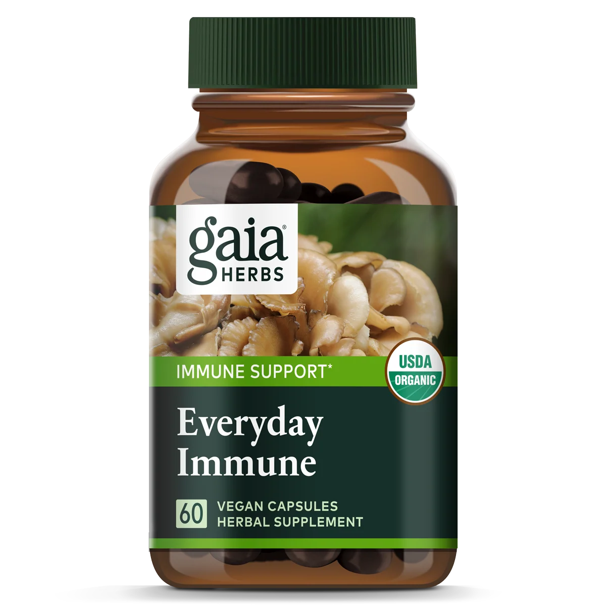 Sustainable Gaia Herbs Everyday Immune – Mushrooms Herbs Eco-Friendly