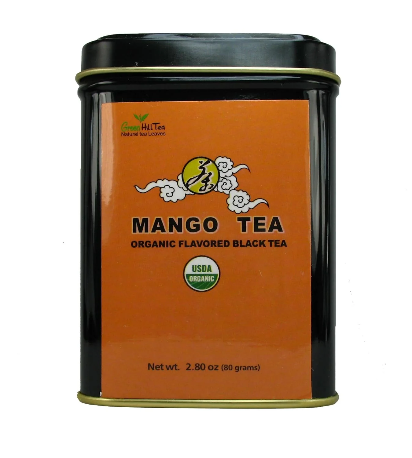 Minimalist Organic Mango Tea An Assam Black tea that has aromatic mango bits and natural flavours –2.80 OZ Tea Tin Traditional
