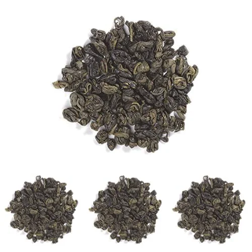 Fast Frontier Herb TEA LSE GRN Gunpowder ORG 16 OZ Pack of 4 Clean