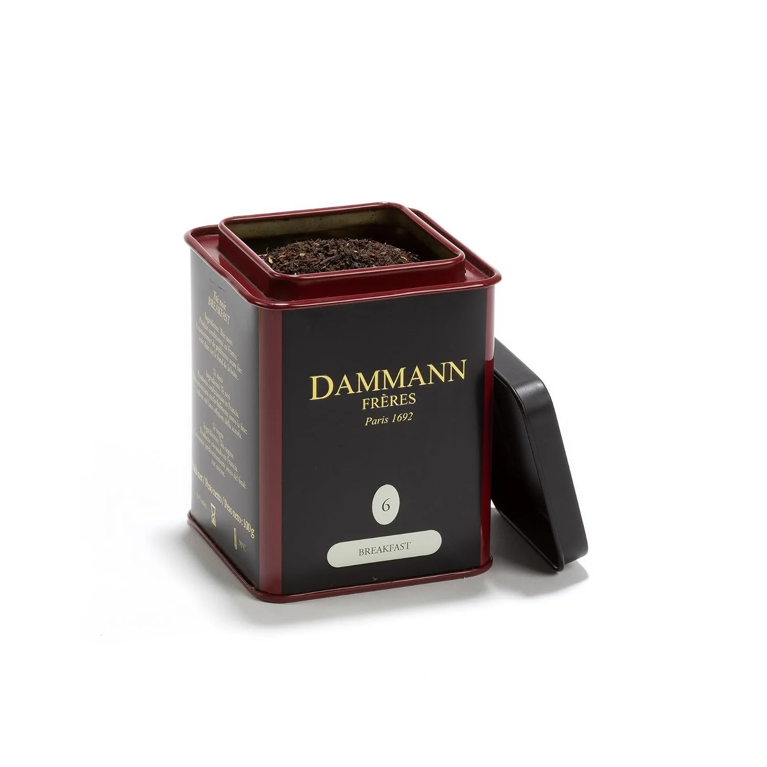 User-Friendly DAMMANN FRERES Breakfast Loose Tea 3.5 Ounce Tin Sophisticated