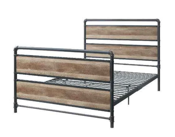 Responsible Brantley – Full Bed – Antique Oak Sandy Gray User-Friendly