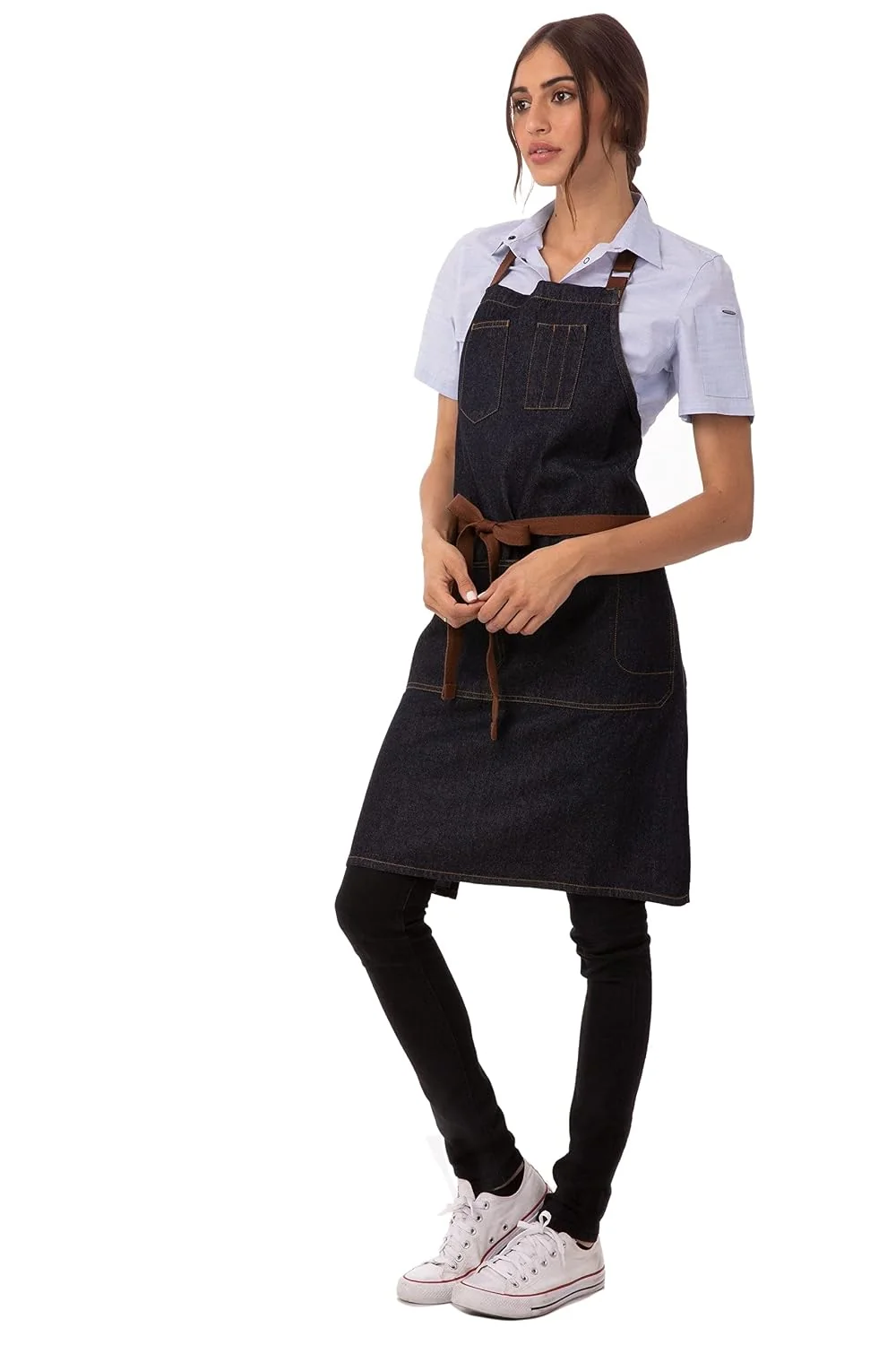Prestigious Chef Works Unisex Memphis Bib Apron Casual