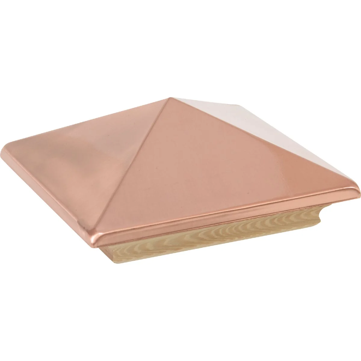 Comfortable Deckorators 6 In. x 6 In. Plastic Top Cedar Base Press-On Post Cap Breathable