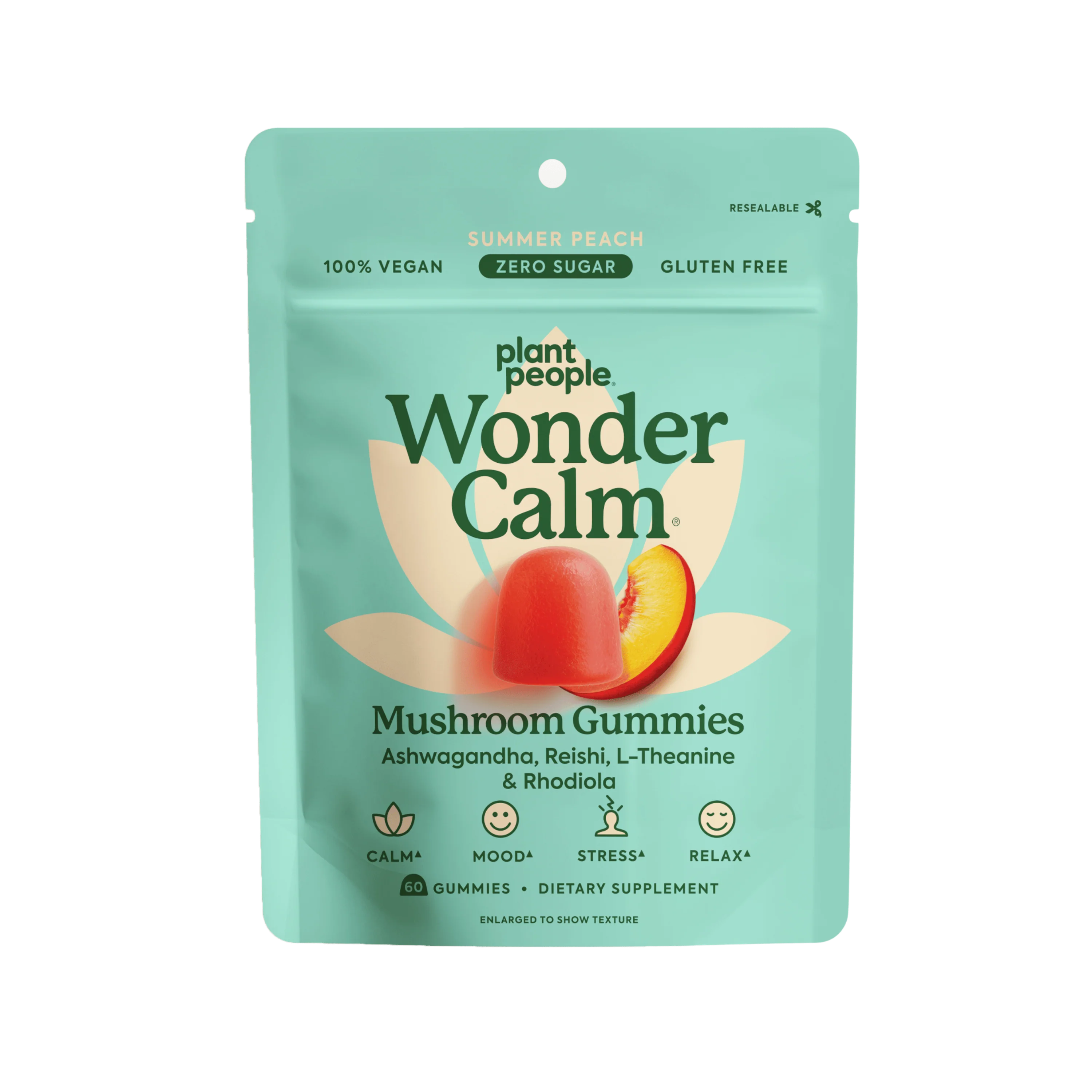 Effective Plant People WonderCalm – Mushroom Gummies Reusable