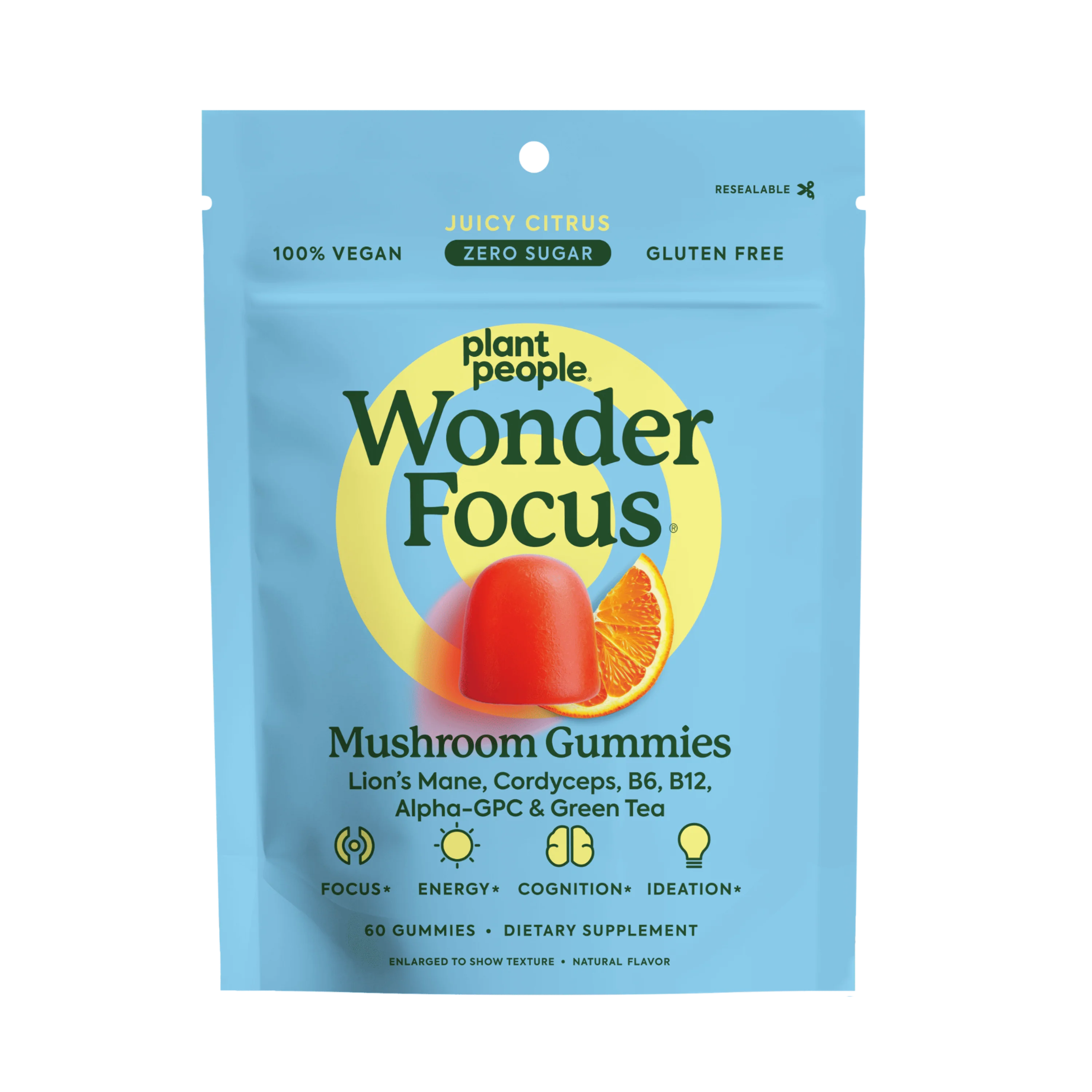 Sophisticated Plant People WonderFocus – Mushroom Gummies Enhanced