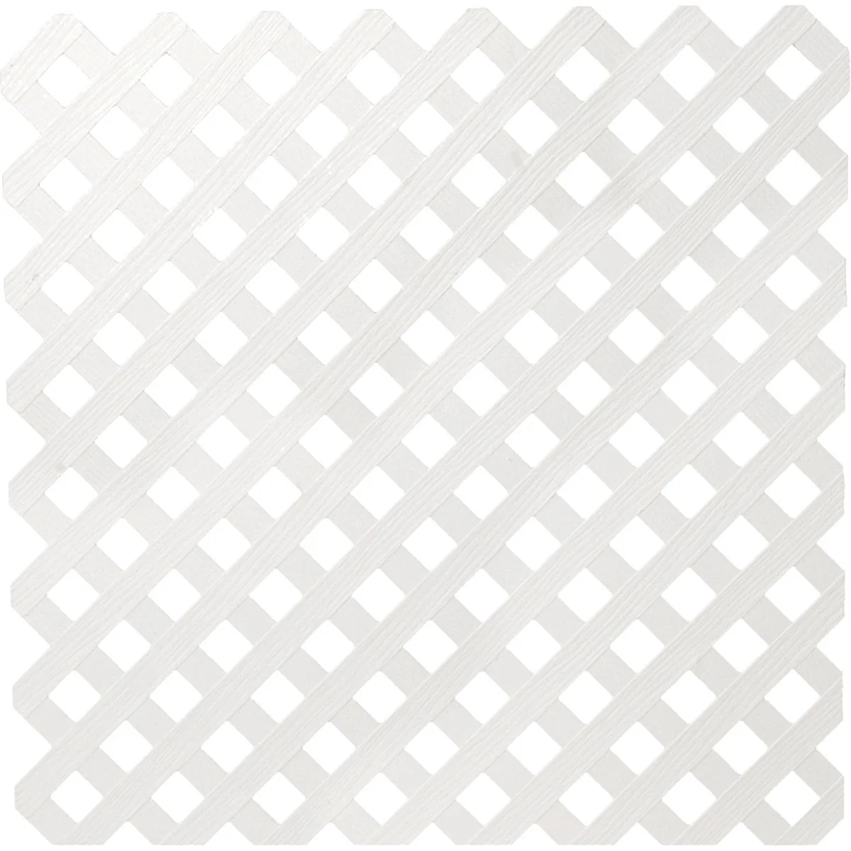 Proven Dimensions 4 Ft. W x 8 Ft. L x 3 16 In. Thick White Vinyl Privacy Lattice Panel Sophisticated