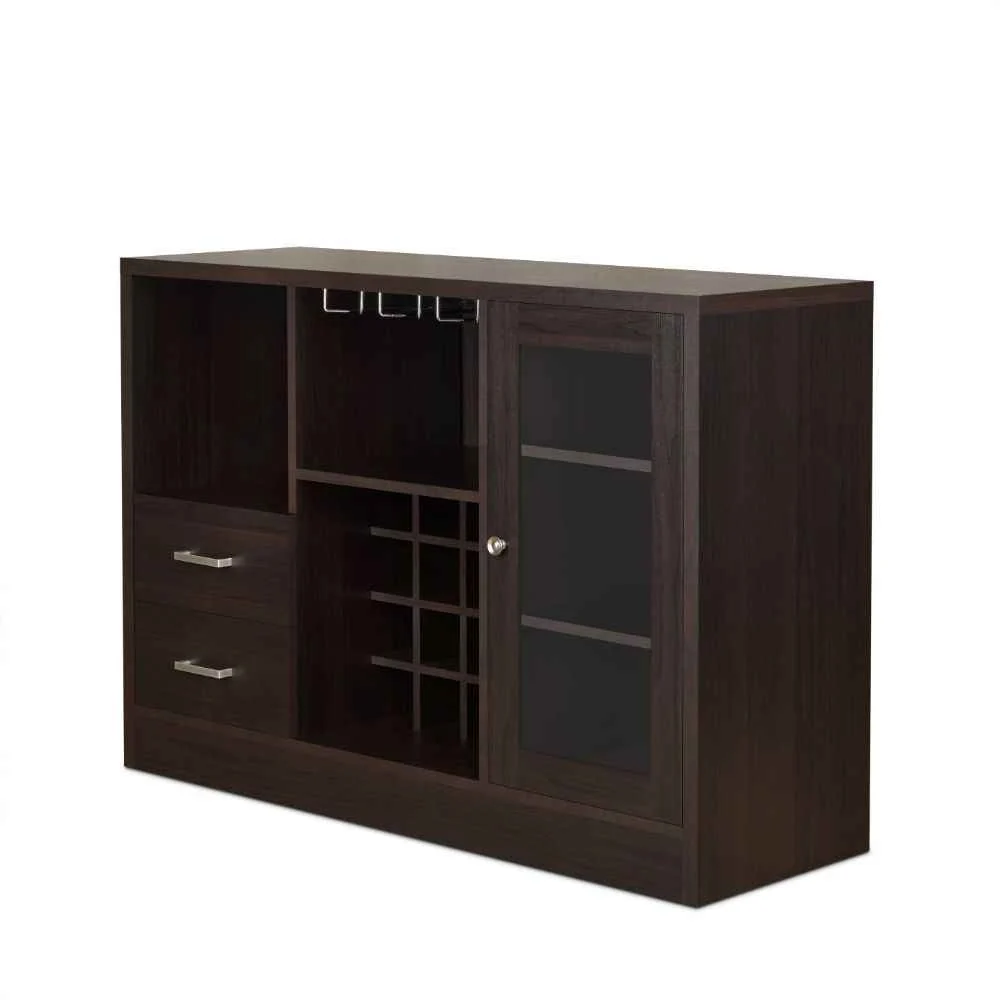 World-Class Hazen – 33 Wine Cabinet – Espresso Efficient