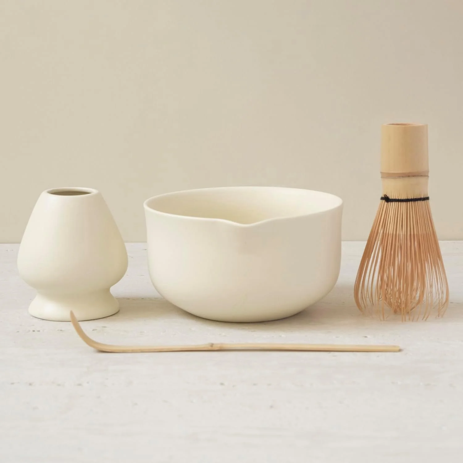 High-End Wenshuo Matcha Kit – Premium Matcha Whisk Set with Traditional Bamboo Tools I Matcha Tea Set for Home Crème Pure
