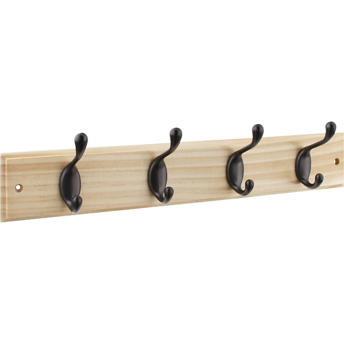 Authentic Stanley 18 In. Oil Rubbed Bronze Natural Hook Rail Relaxed