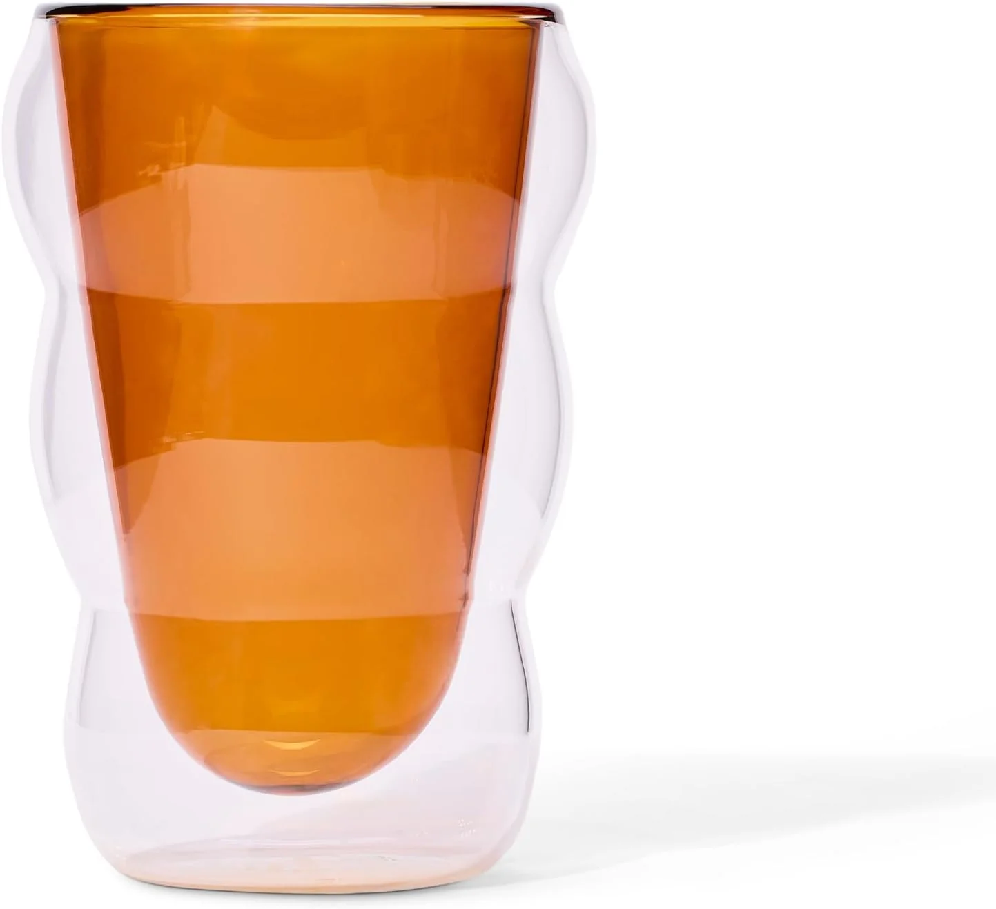 Artisan Glass Cloud cups 12 oz Double Wall Insulated Glass Cups – heat-resistant borosilicate glass – for iced teas lattes Comfortable