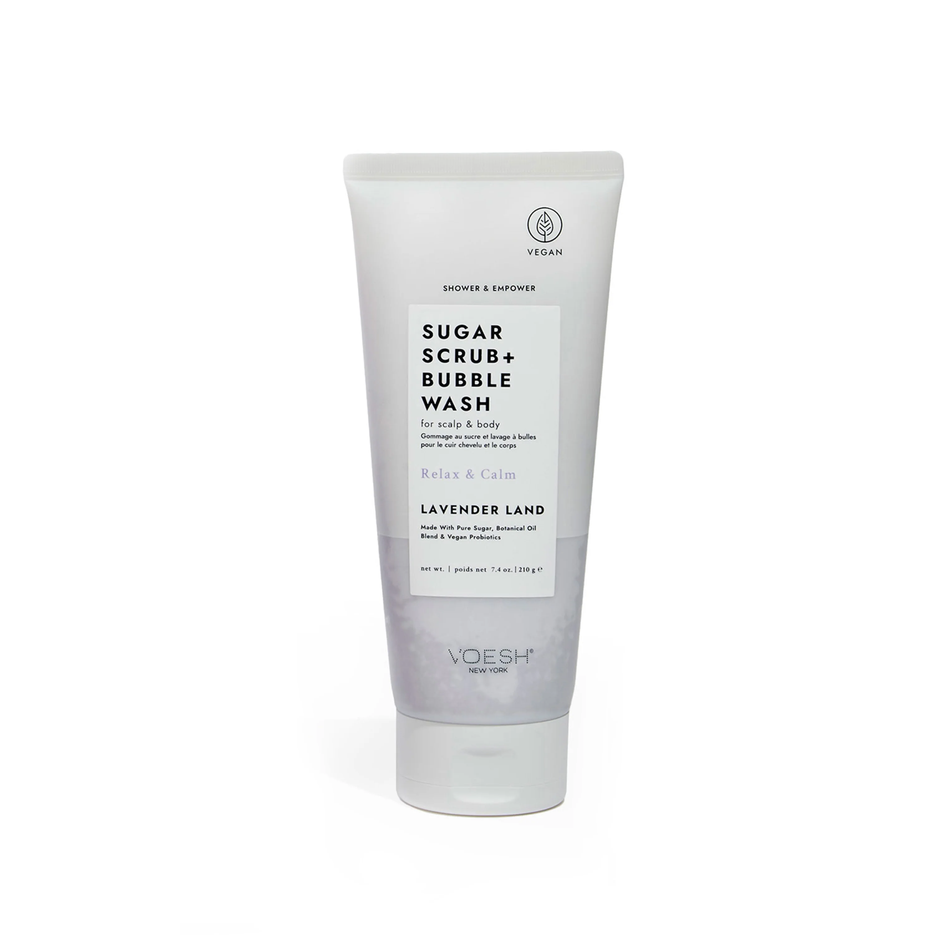 Classic VOESH Sugar Scrub Bubble Wash – For Scalp and Body Expertly Made