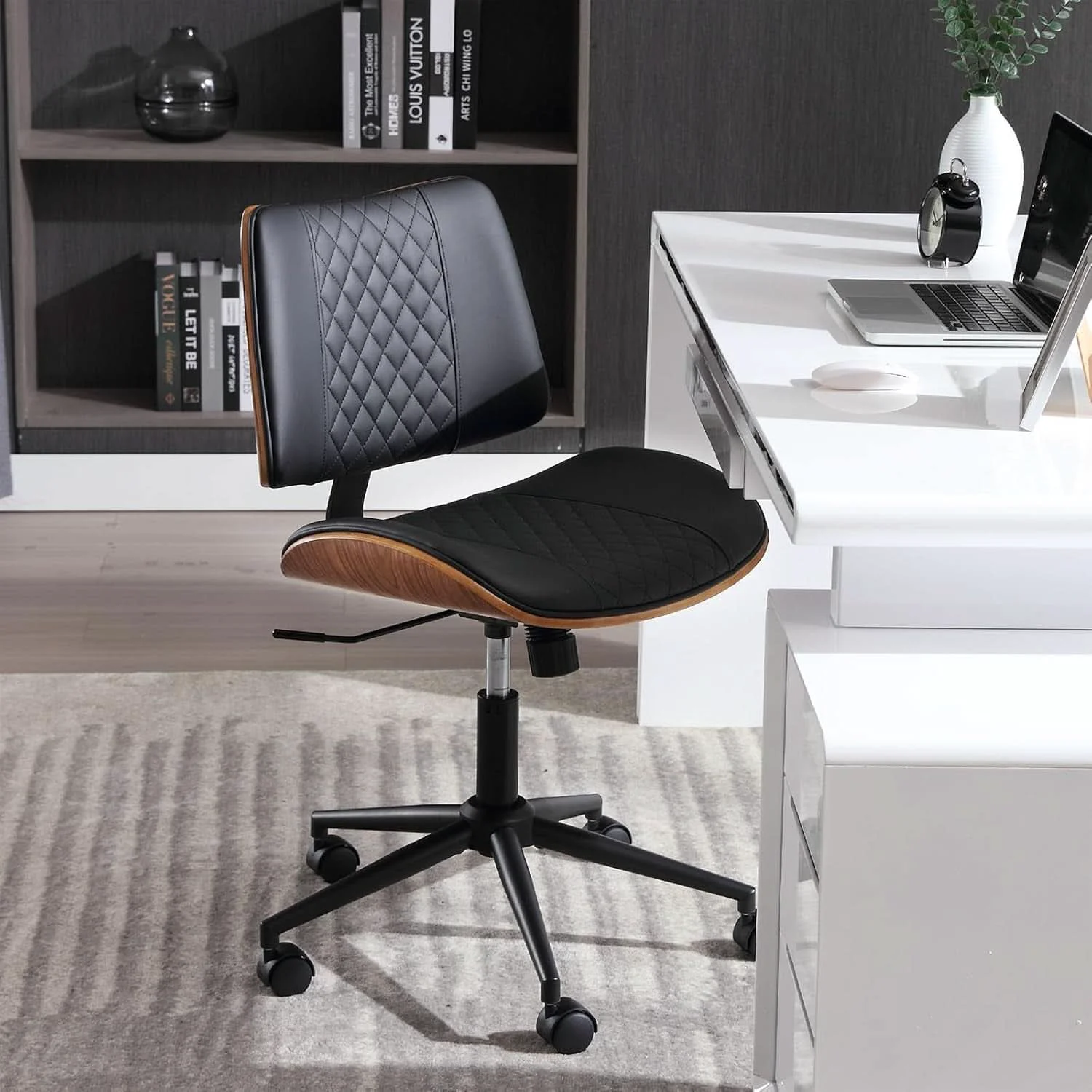 Natural Office Chair Black 360 Swivel Ergonomic Desk Chair High-Grade