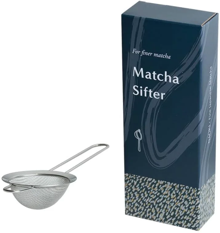 Healthy Naoki Matcha Large Stainless Steel Matcha Tea Sifter with Handle Matcha Set – Eliminate Clumps In Your Matcha Powder For Tastier Tea and Lattes Fine Crafted