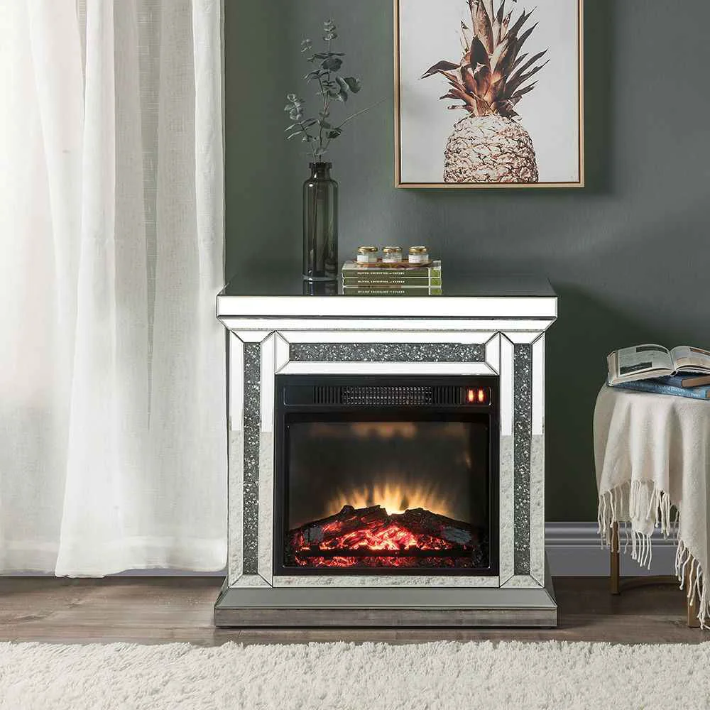 Reliable Noralie – 29 Fireplace – Mirrored Faux Diamonds Fine