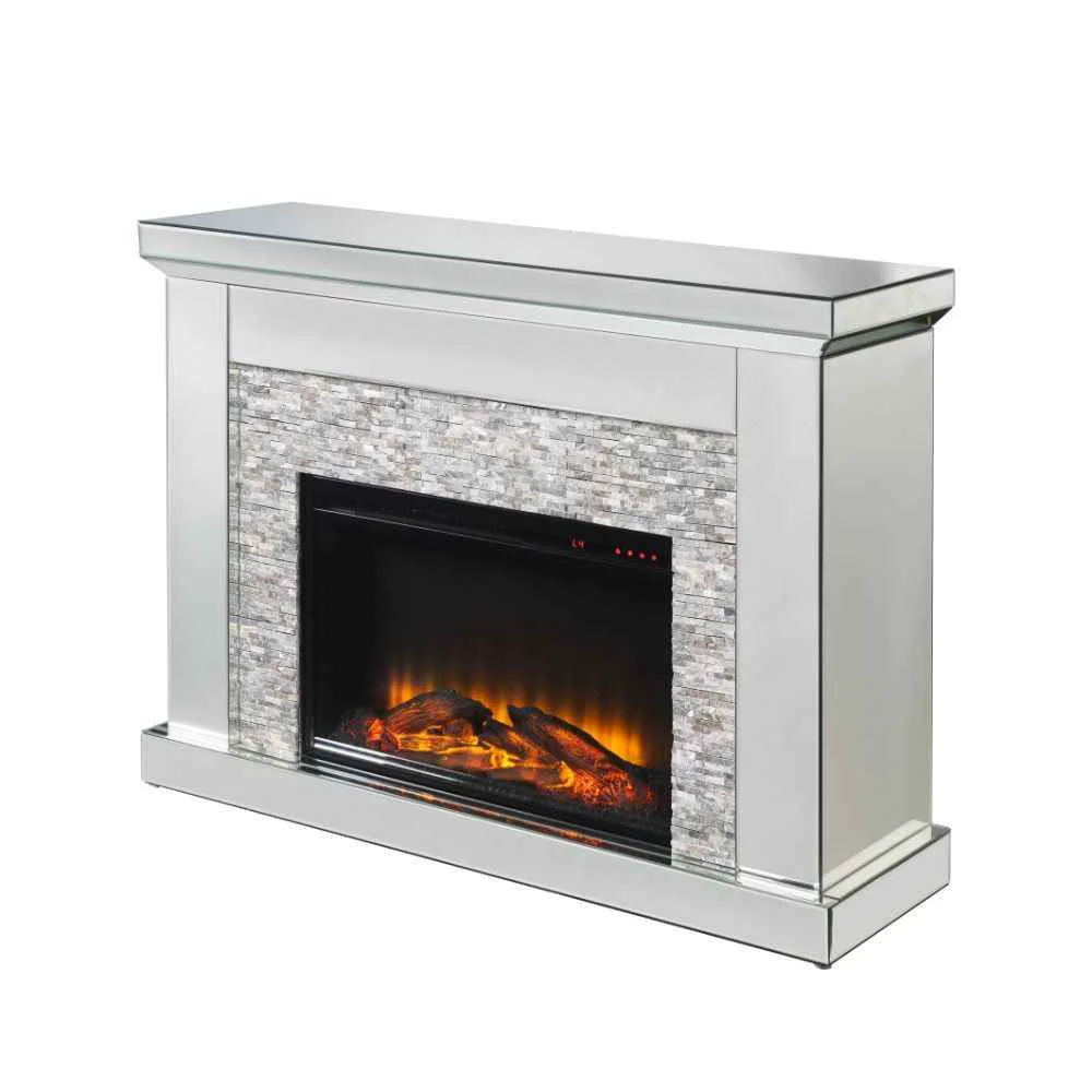 Original Design Laksha – Fireplace – Mirrored Stone Reliable