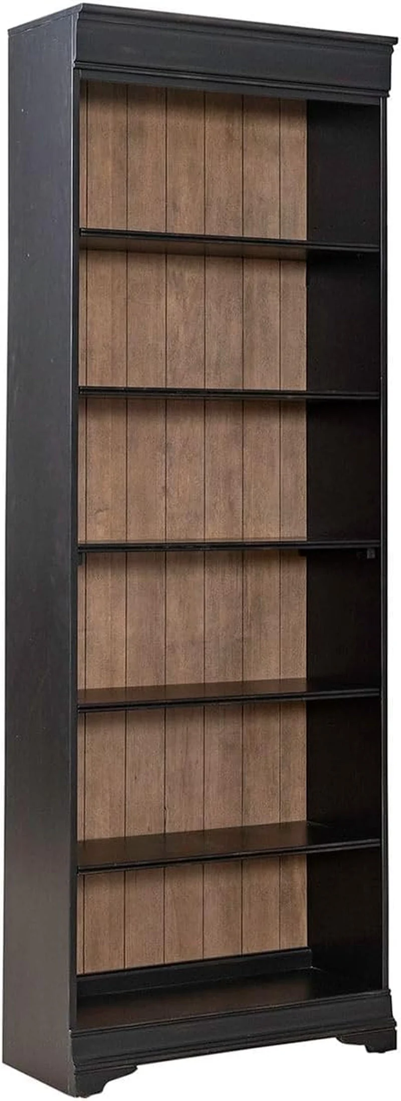 Official Liberty Meritage 84 Inch Charcoal Adjustable Bookcase Efficient