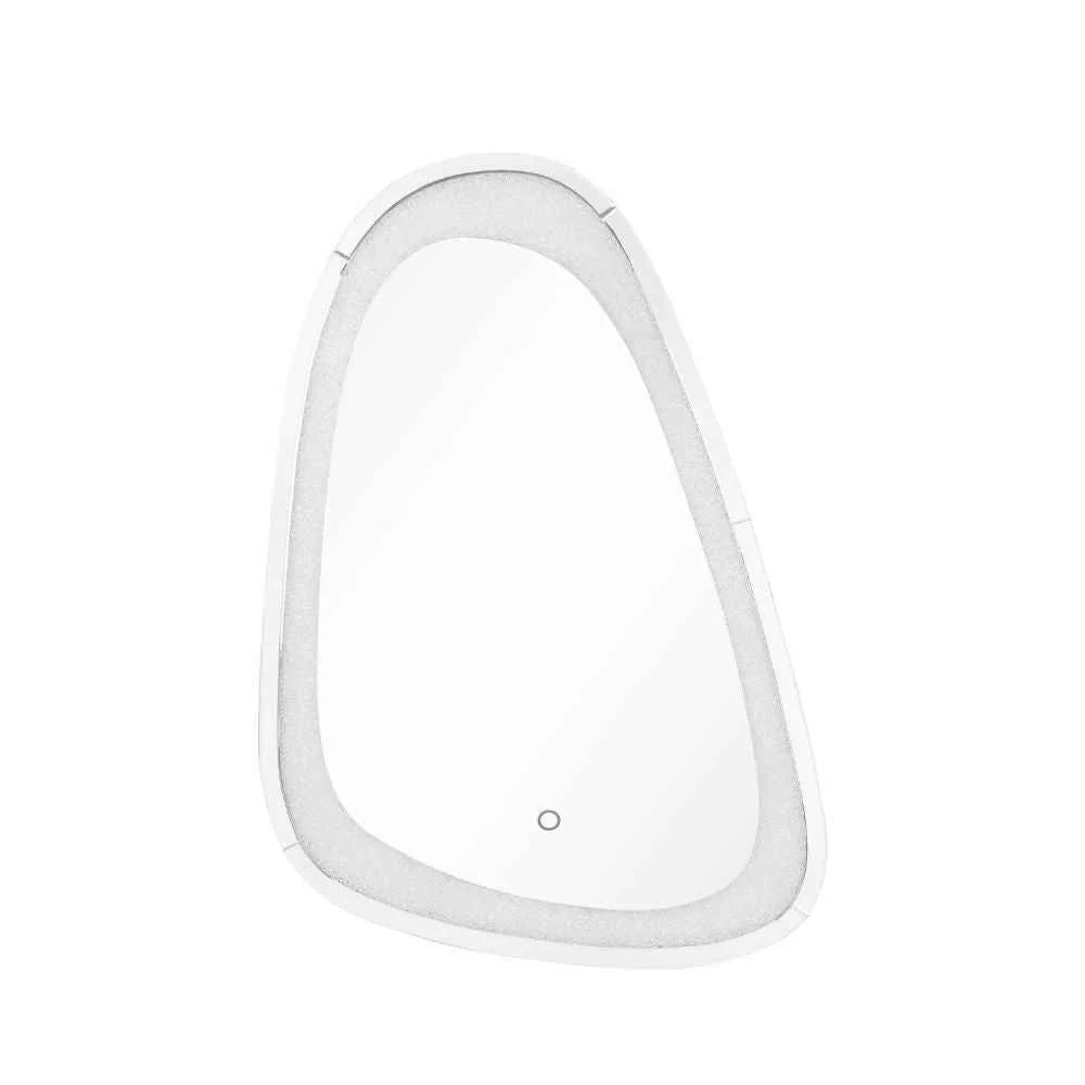 World-Class Noralie – 46 Accent Mirror With LED – Mirrored Faux Diamonds Unique