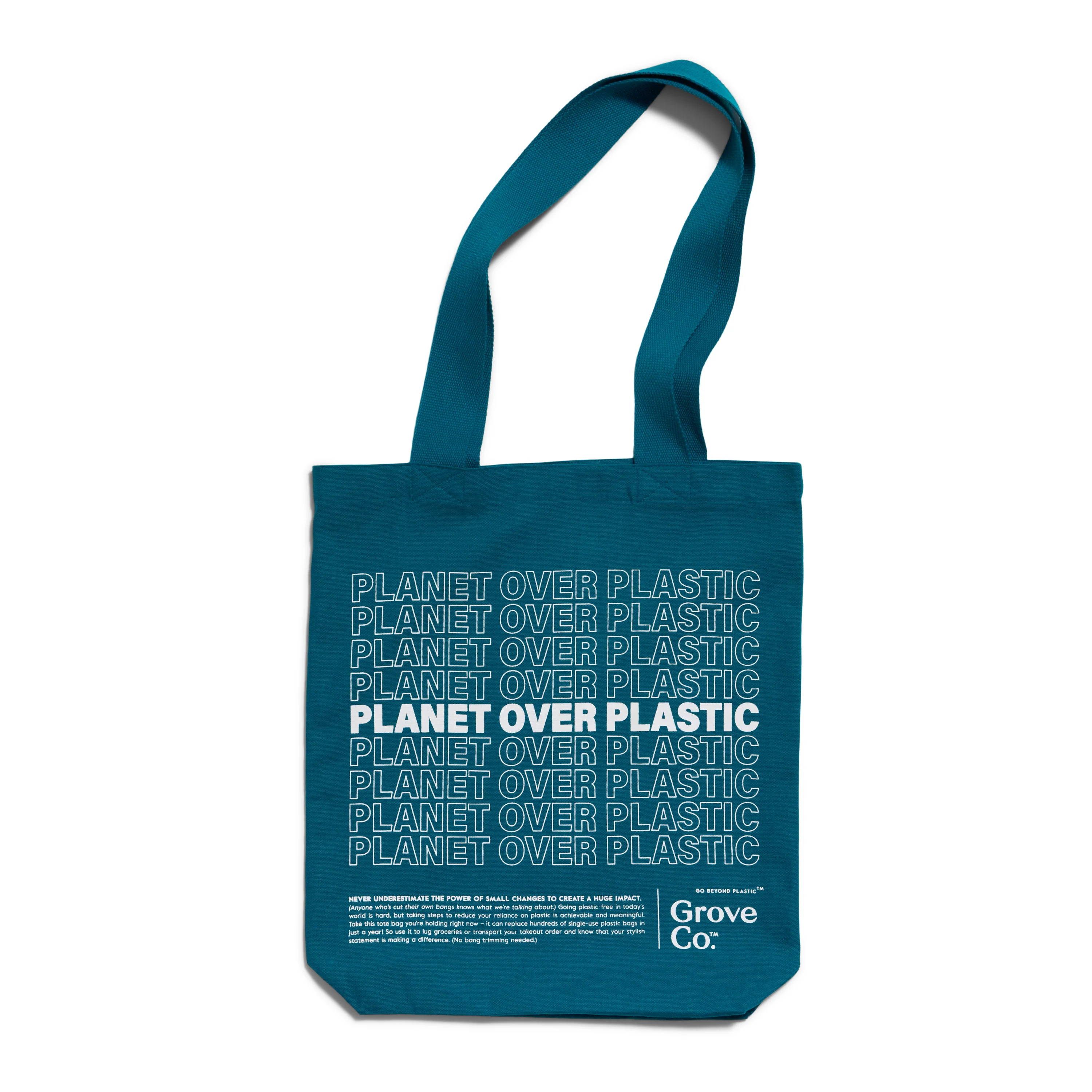 Trendy Grove Co. Planet Over Plastic Reusable Tote Bag Exceptional