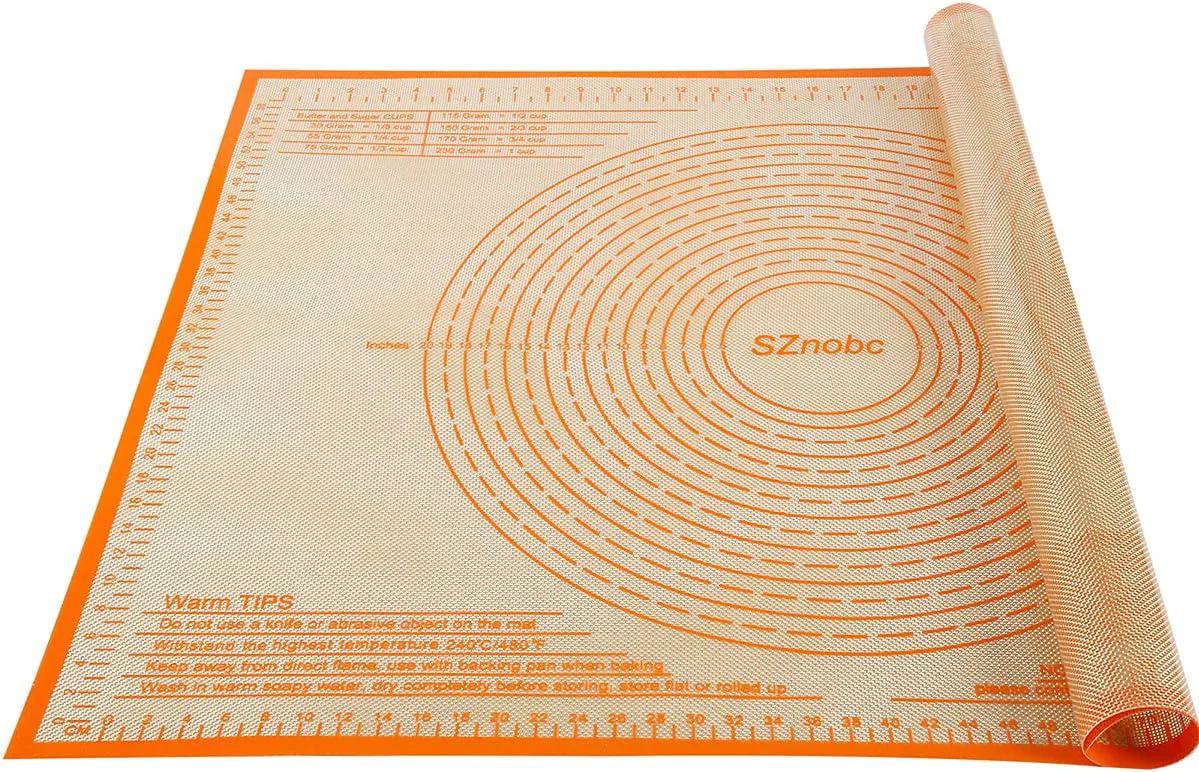 Genuine Silicone Pastry Mat 34X26 inch Baking mat for Dough Pastry Pie Crust Fondant Cookies Bread Pasta Pizza Pastry Board Kitchen Counter Mat Artisan