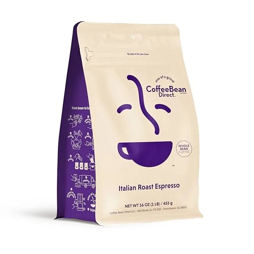 High-Grade Italian Roast Espresso 16 Ounce Expertly Made