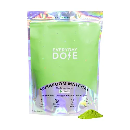 Advanced Mushroom Matcha Ceremonial Grade Matcha Powder 6.3493 Ounce Fine