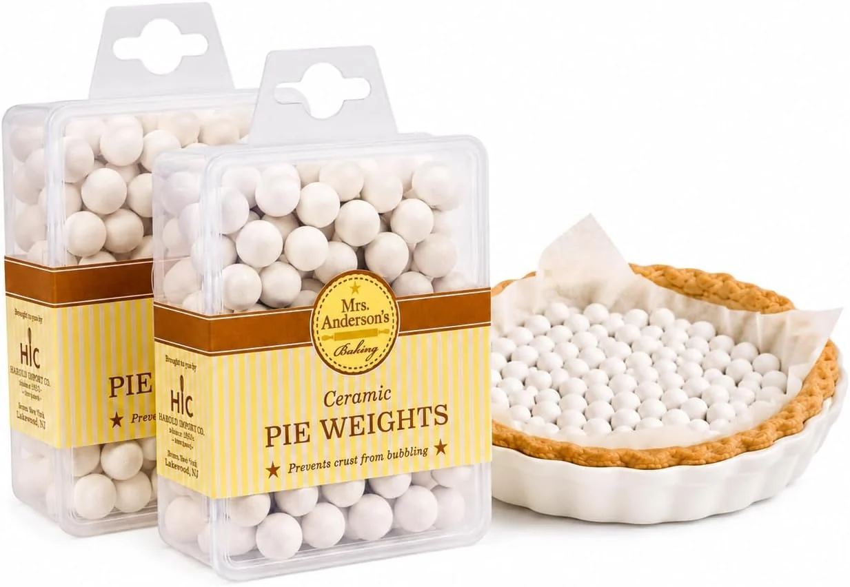Effective Mrs. Anderson’s Baking Ceramic Pie Crust Weights 270 Count Natural Stoneware For Blind Baking Pie Crusts And Tart Shells With Even Baking Results High-Quality