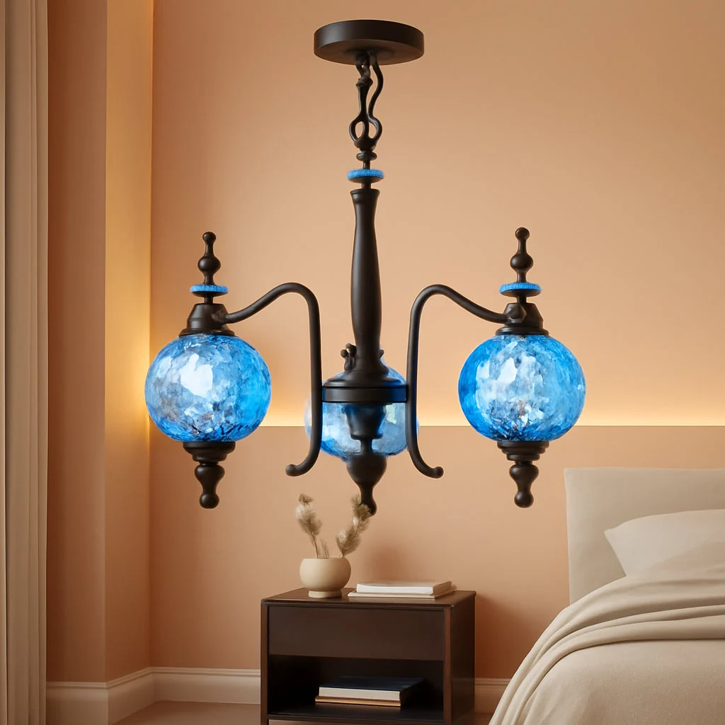 Prestigious Cerulean Vintage Three Light Pendant Ceiling Fixture Reliable