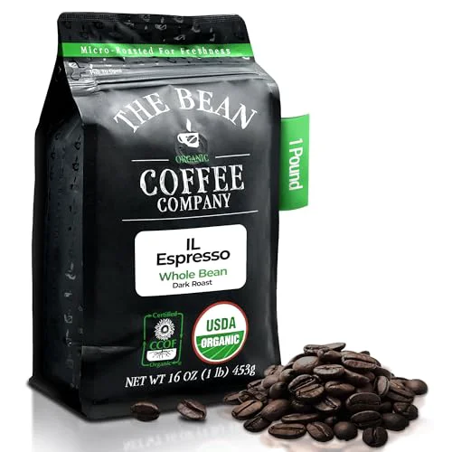 Effective The Bean Organic Coffee Co. Il Espresso 16 Ounce Premium