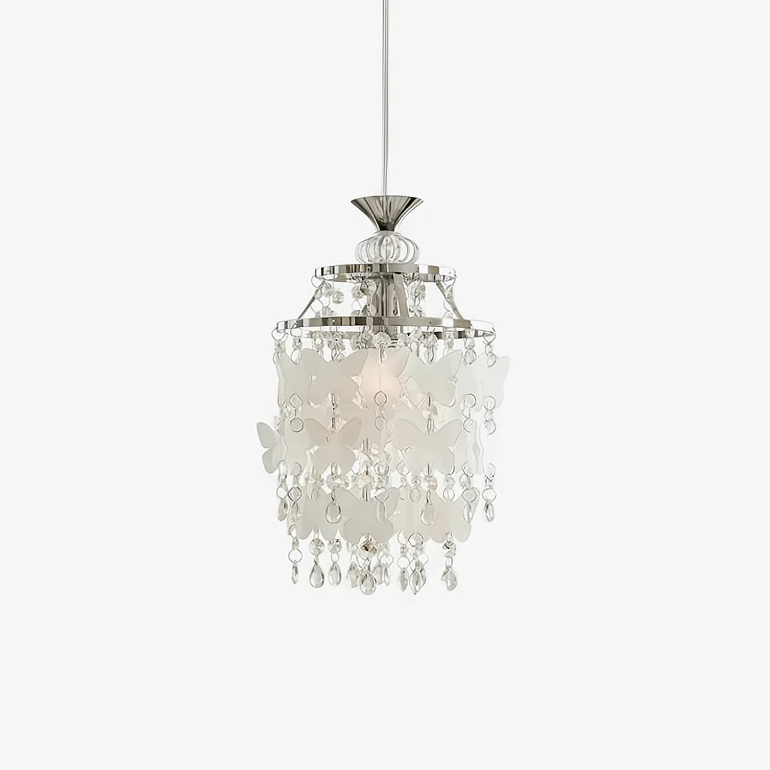 Modern Butterfly Crystal Pendant Lamp Smooth