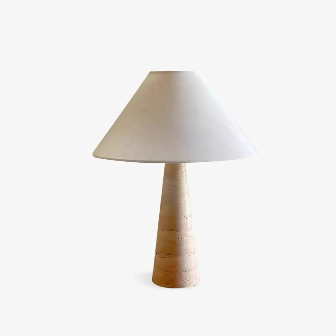 Functional Altra Travertine Table Lamp Soft