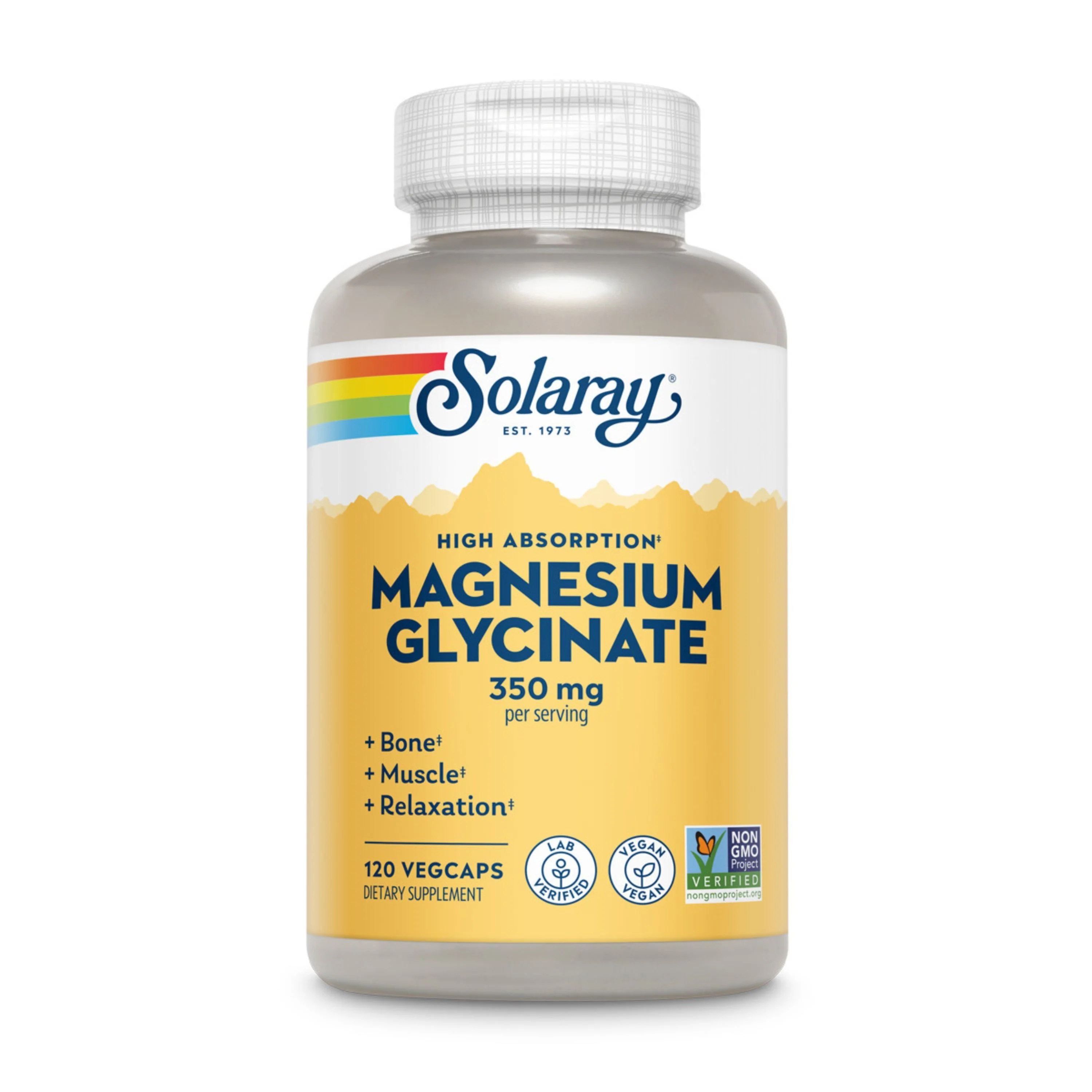 Fashionable Solaray High Absorption Magnesium Glycinate 350 mg Responsible