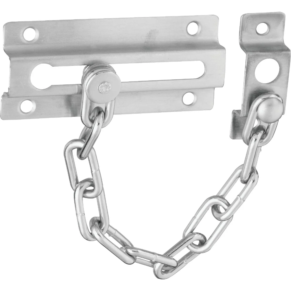 Contemporary National Satin Chrome Security Chain Door Guard World-Class