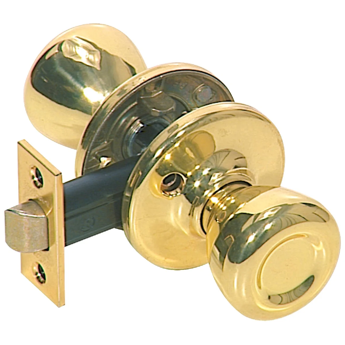 Natural Kwikset Tylo Polished Brass Hall Closet Door Knob Elite