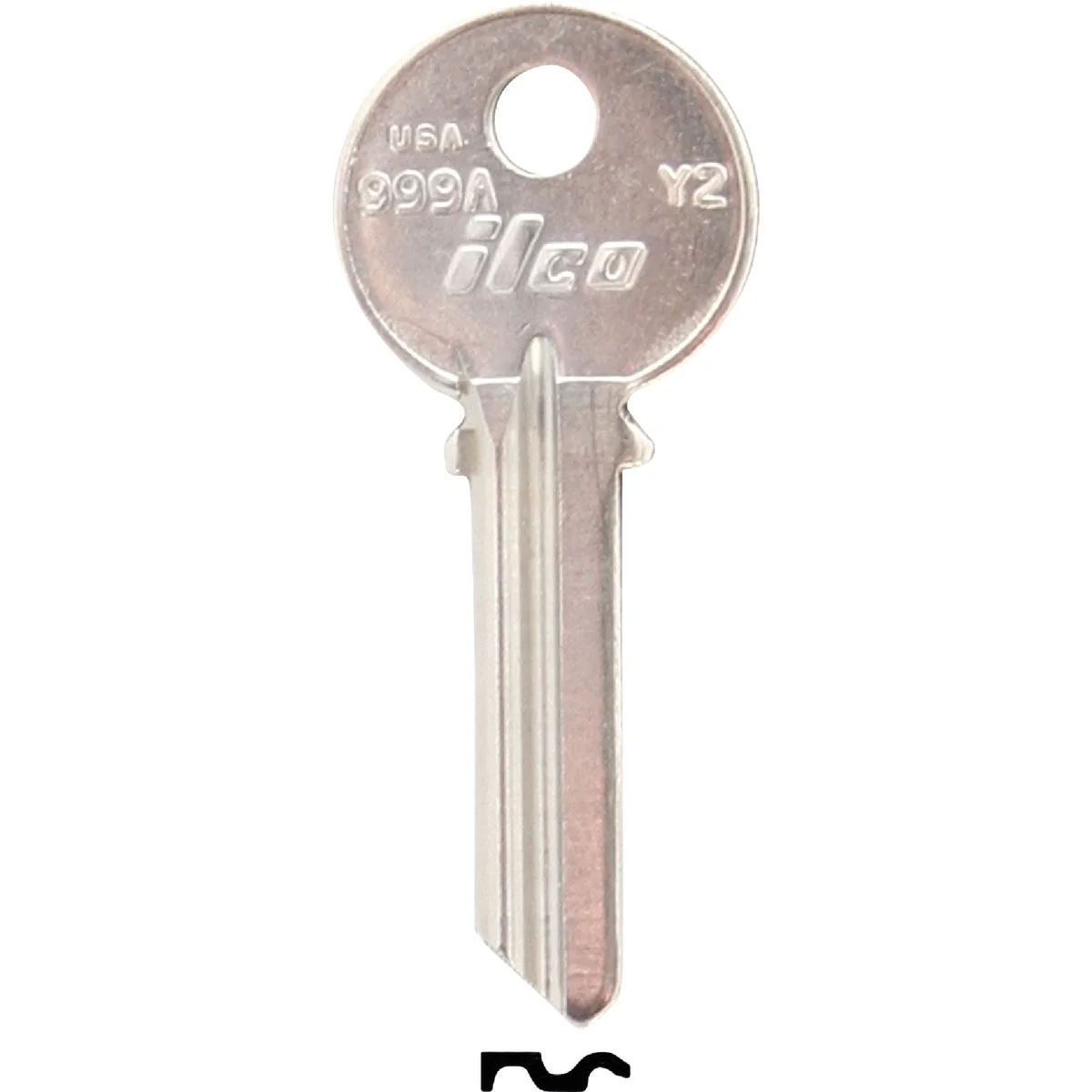Official ILCO Yale Nickel Plated House Key Y2 10-Pack First-Class