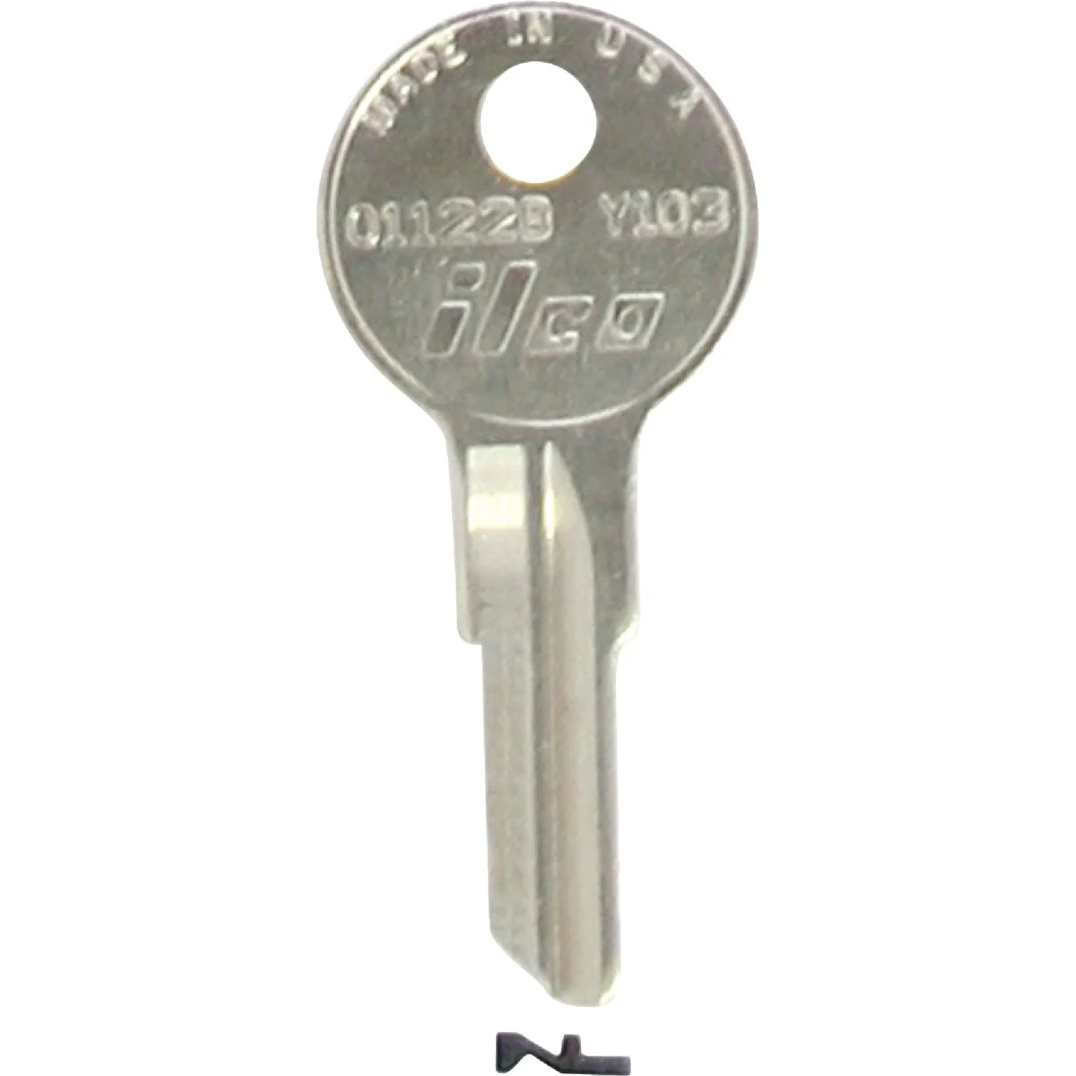 Specialty ILCO Yale Nickel Plated House Key Y103 10-Pack Casual