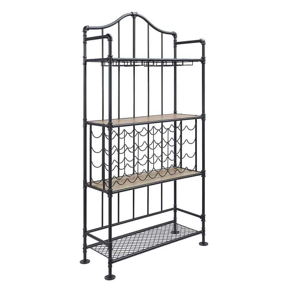 Artisan Edina – Wine Rack – Oak Sandy Black Next-Generation