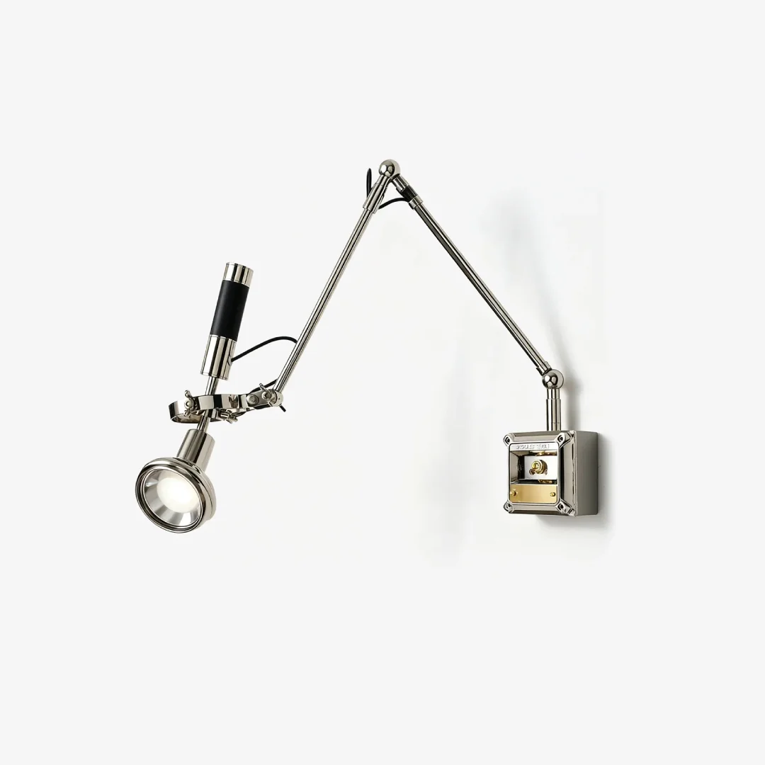 Consistent Industrial Joystick Wall Lamp Organic