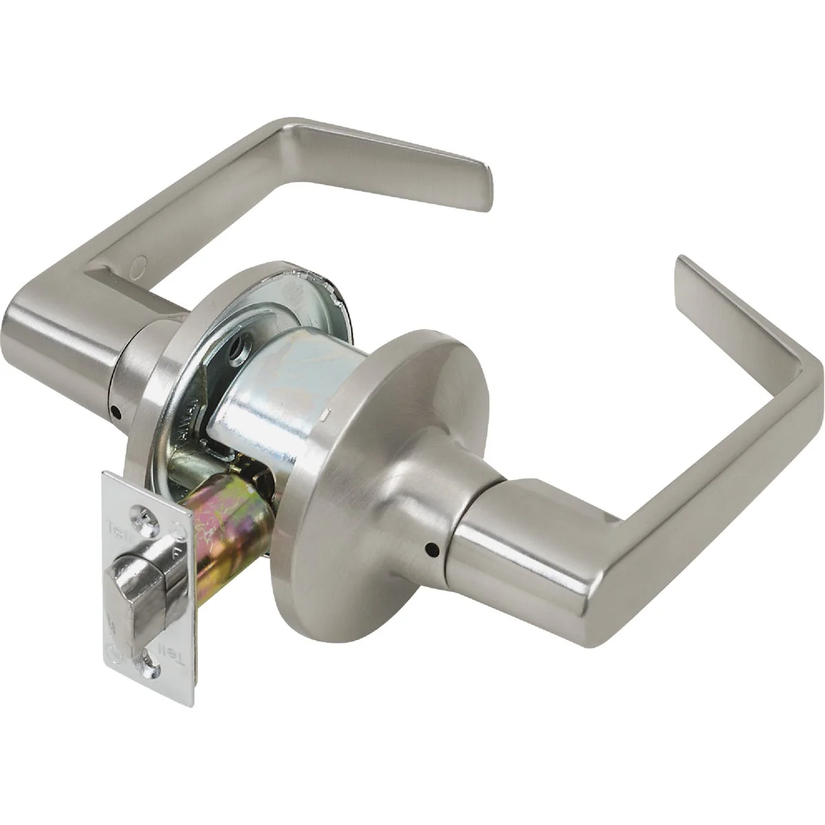 Trusted Tell Satin Chrome Passage Door Lever Dependable