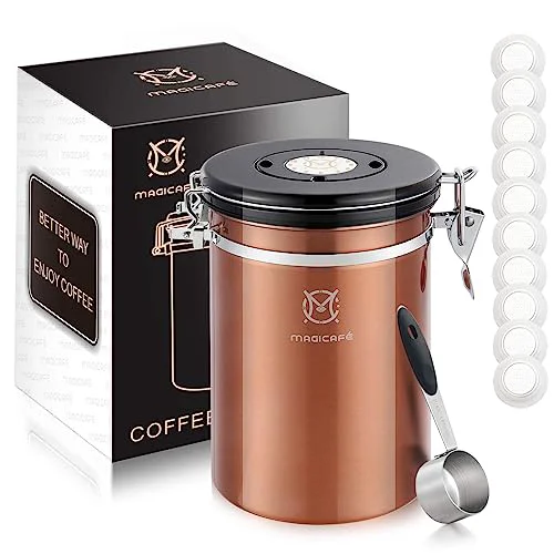 Environmentally Friendly Airtight Coffee Bean Container Prestigious